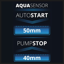 Pompe immergée combinée eaux claires et chargées – GE-DP 7935 NA LL ECO – 790 W – 19 500 l/h – AquaSensor – 3-en-1 - EINHELL 