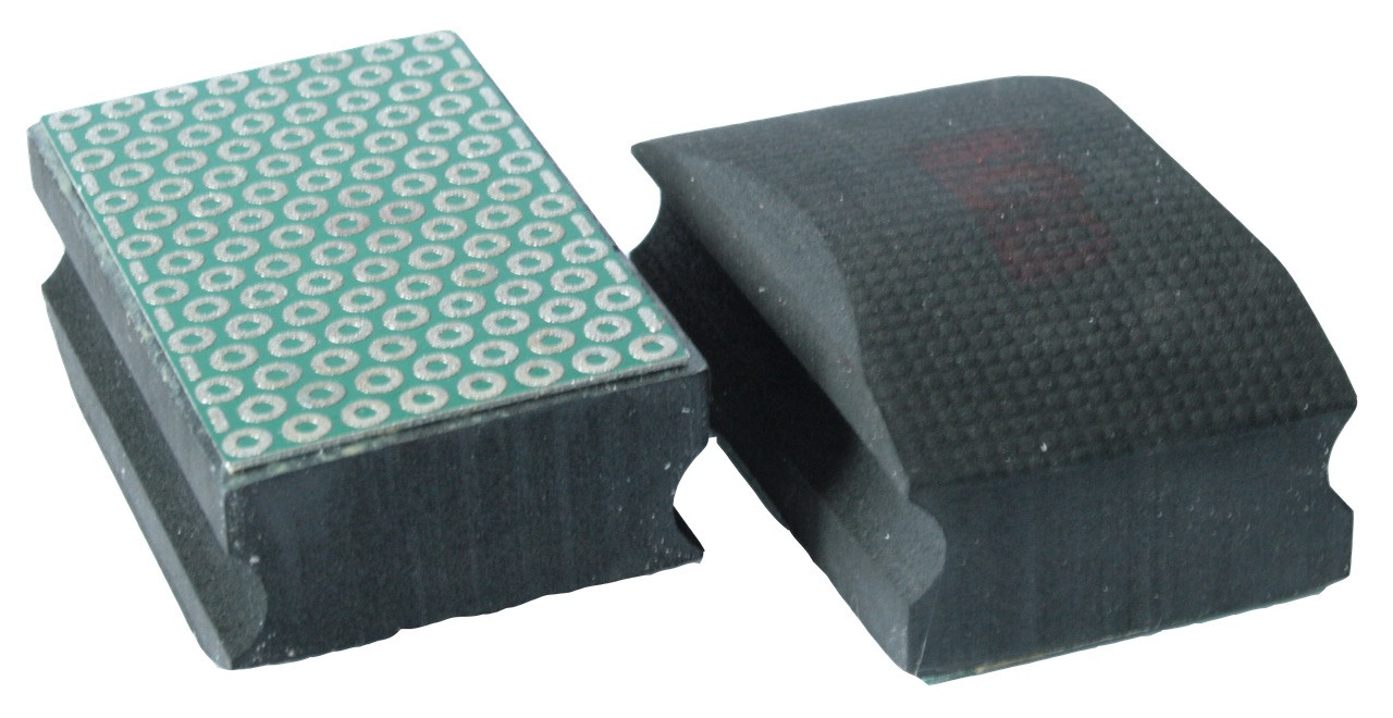 Tampon de ponçage manuel modèle Bakélite K100 fixation M14 Ø100 x 46 mm