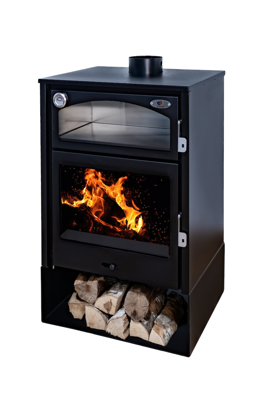 Poêle à bois avec four ASTON 10 kW Poêle à bois acier avec four inox Ecodesign Classe A - vue 2