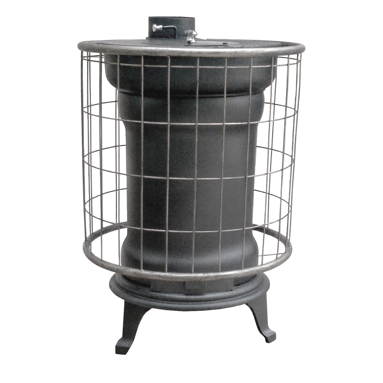 Poele a bois Exterieur RUSTICA Base et Top en fonte 8.53 kW Petit poele de terrasse - vue 2