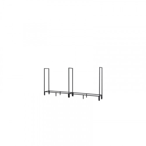 Range bûches pour l'extérieur - modulable jusqu'à 560kg de charge - modèle STOKER - acier noir - Dixneuf