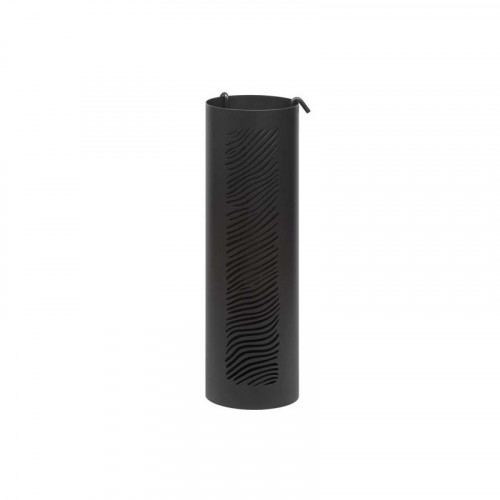 Serviteur de cheminée noir avec 3 accessoires inclus - modèle NUBIA - diamètre 16 cm - acier - Dixneuf