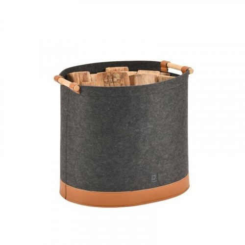 Corbeille pour stocker du granulés et petite bûche - feutrine - Dixneuf