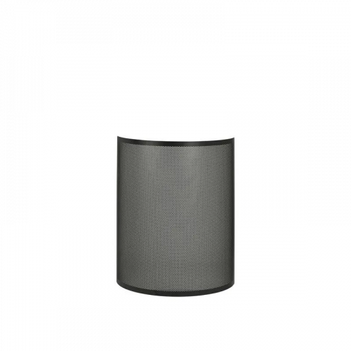 Protection poêle en acier - modèle PEGASE - L.70xP.28xH.90 cm - noir - Dixneuf