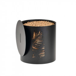 Réservoir pour 30kg de granulés  - modèle FLORES - noir - Dixneuf