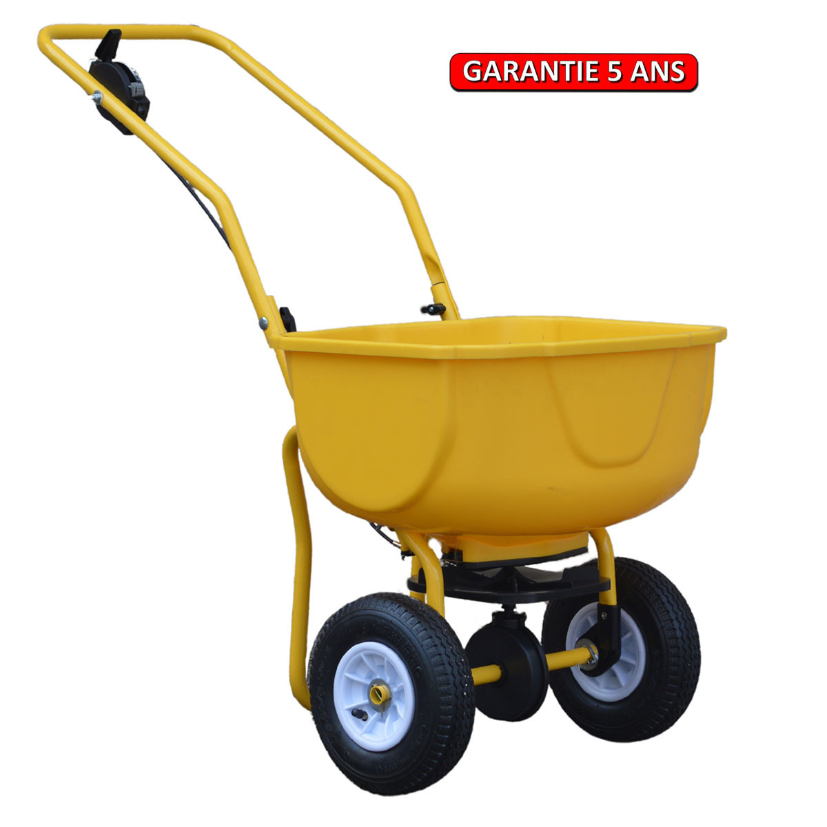 Perrin Epandeur à sel de 27L - roues gonflabes - vue 2