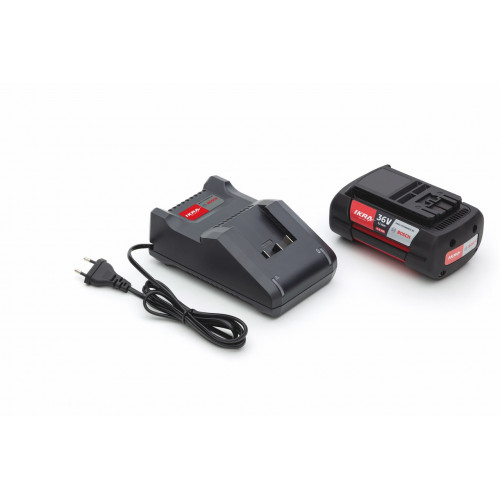 Chargeur de batterie BOSCH 36V 2Ah - Affichage LED - compatible avec les appareils sans fil 36V Bosch - Vendu sans batterie - Ikra