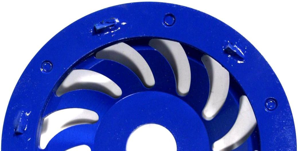 Plateau de ponçage diamant PKD segmentation pointue Ø 180 mm