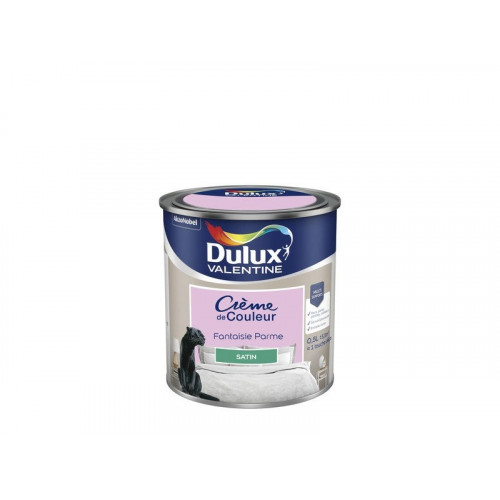 Peinture mur, boiserie et papier peint DULUX VALENTINE fantaisie parme satiné 0.5L - DULUX VALENTINE