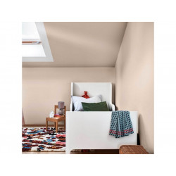 Peinture mur, boiserie crème de couleur DULUX VALENTINE lin intense satiné 0.5L - DULUX VALENTINE