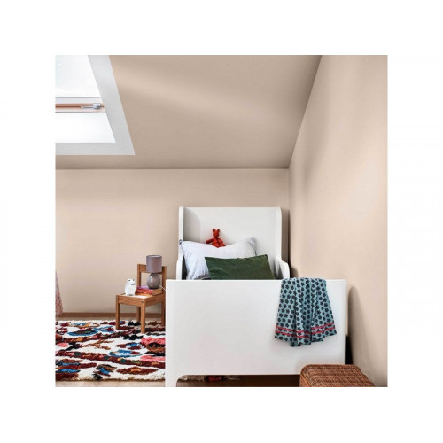 Peinture mur, boiserie crème de couleur DULUX VALENTINE lin intense satiné 0.5L - DULUX VALENTINE