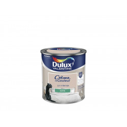 Peinture mur, boiserie crème de couleur DULUX VALENTINE lin intense satiné 0.5L - DULUX VALENTINE