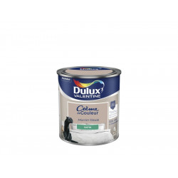 Peinture mur, boiserie crème de couleur DULUX VALENTINE marron glacé satiné 0.5L - DULUX VALENTINE