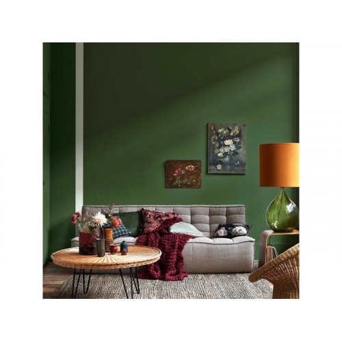 Peinture vert tropical mur, boiserie Creme de couleur DULUX VALENTINE mat 0.5 l - DULUX VALENTINE