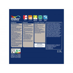 Peinture mur boiserie mat, DULUX VALENTINE Crème de couleur, vert tropical, 2.5 litres - DULUX VALENTINE