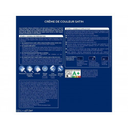 Peinture mur Crème de couleur DULUX VALENTINE blanc satiné 2.5L+20% gratuit - DULUX VALENTINE