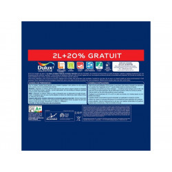 Peinture boiserie blanc mat DULUX VALENTINE Valenite 2.5L+20% gratuit - DULUX VALENTINE