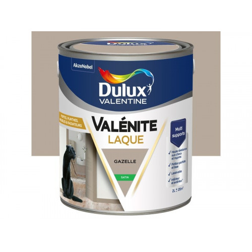 Peinture boiserie gazelle satin DULUX VALENTINE Valenite 2l - DULUX VALENTINE