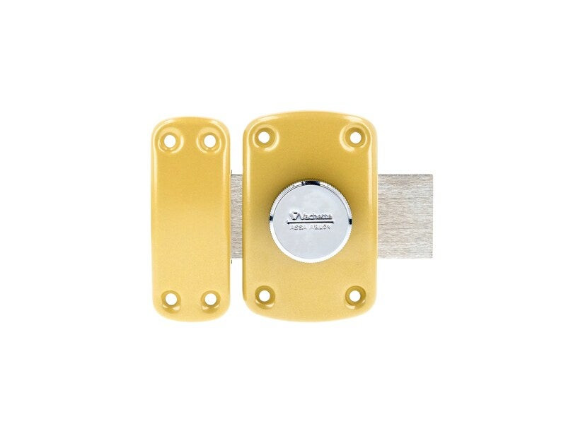 Verrou VACHETTE CYCLOP à bouton et cylindre 5 goupilles diamètre 23 mm longueur 45 mm 3 clés