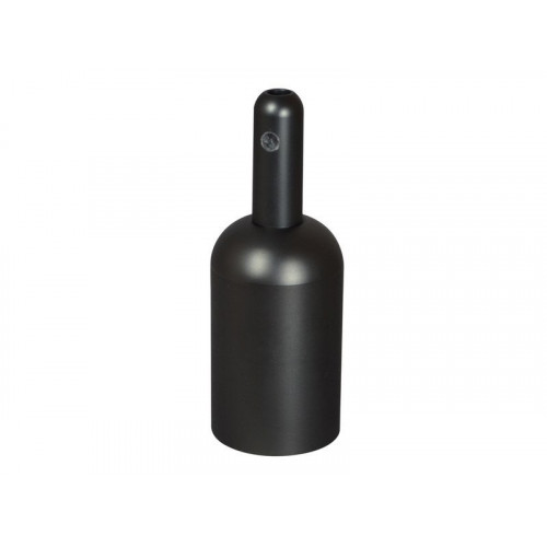 Douille e27 filetage métal anthracite TIBELEC - TIBELEC