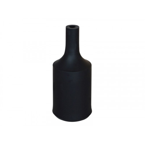 Douille e27 filetage silicone noir TIBELEC - TIBELEC