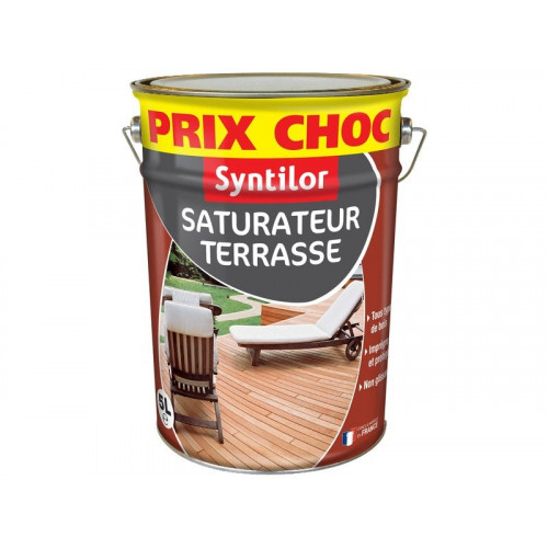 Saturateur Terrasse prix choc SYNTILOR, bois exotique, mat 5 l - SYNTILOR