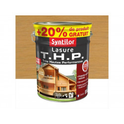 Lasure SYNTILOR Thp 8 ans chêne naturel satiné 5L+20% gratuit - SYNTILOR
