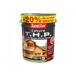 Lasure SYNTILOR Thp 8 ans chêne naturel satiné 5L+20% gratuit - SYNTILOR