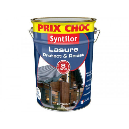 Lasure SYNTILOR protect & résist incolore 5 L - SYNTILOR