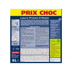 Lasure SYNTILOR protect & résist incolore 5 L - SYNTILOR
