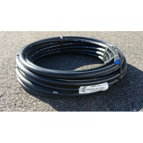 Tube d'alimentation polyéthylène, diam.19 X 25mm, en couronne de 25m - Sans marque