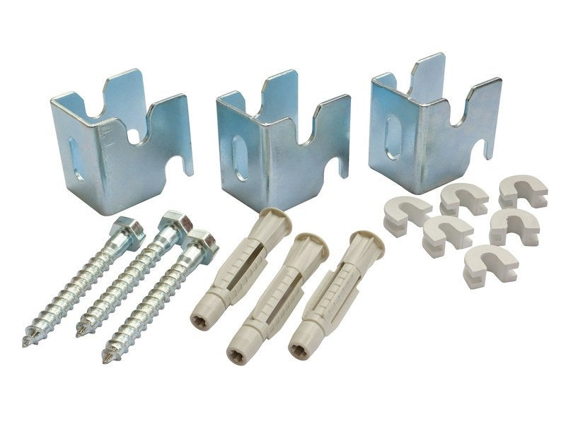 Jeu de 3 fixations réglables pour radiateur en acier lamellaire Somatherm for you - vue 2