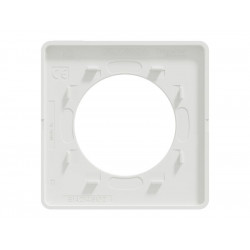 Plaque simple Odace Touch, SCHNEIDER ELECTRIC, blanc - SCHNEIDER ELECTRIC