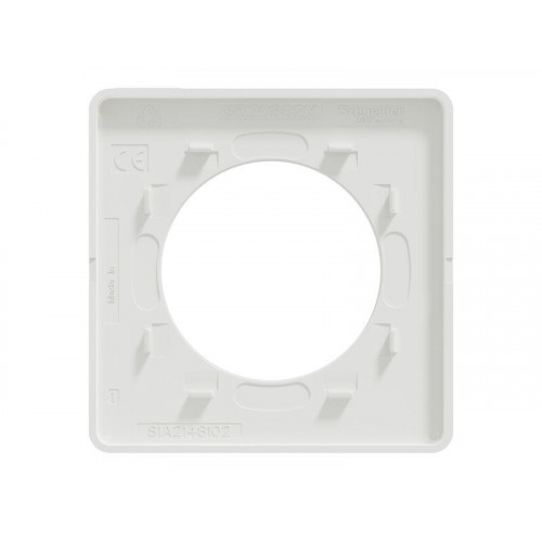 Plaque simple Odace Touch, SCHNEIDER ELECTRIC, blanc - SCHNEIDER ELECTRIC