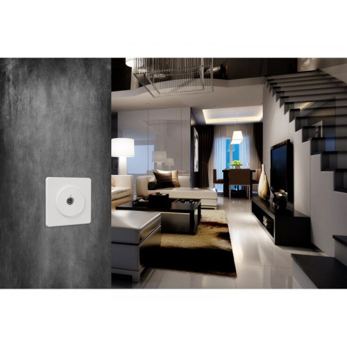 Plaque double Odace Touch, SCHNEIDER ELECTRIC, blanc - SCHNEIDER ELECTRIC