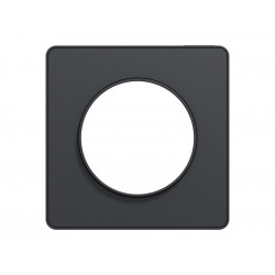 Plaque simple Odace Touch, SCHNEIDER ELECTRIC, anthracite liseré anthracite - SCHNEIDER ELECTRIC