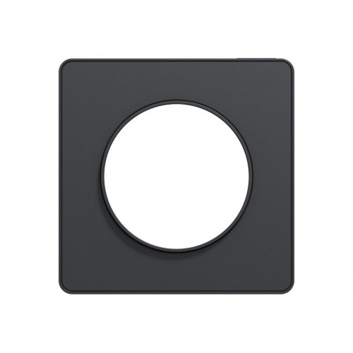 Plaque simple Odace Touch, SCHNEIDER ELECTRIC, anthracite liseré anthracite - SCHNEIDER ELECTRIC