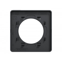 Plaque simple Odace Touch, SCHNEIDER ELECTRIC, anthracite liseré anthracite - SCHNEIDER ELECTRIC