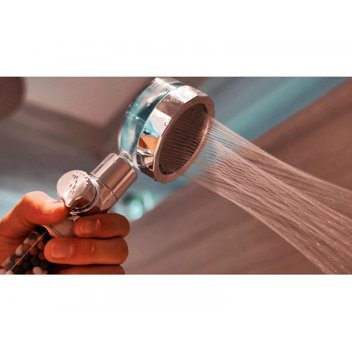 Pommeau de douche 1 jet Helisseo - Sans marque