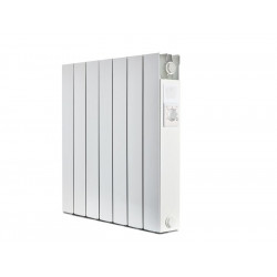 Radiateur électrique connecté à inertie sèche 1500 W UNIV'R CHAUFFAGE Eden blanc de marque UNIV'R CHAUFFAGE, référence: B8788500