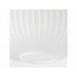 Plafonnier salle de bain Laguna, E27, D.24cm, verre blanc BRILLIANT - BRILLIANT