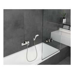 Mitigeur mecanique de baignoire chrome chrome, HANSGROHE Vernis shape - HANSGROHE