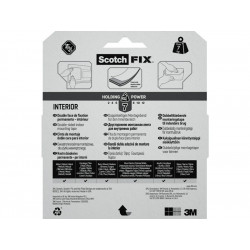 Double face intérieur 10m x 19mm Fix 3M blanc - SCOTCH