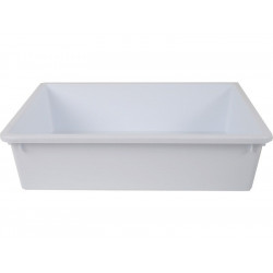 Bac alimentaire 5L polypropylène blanc 35x25xH. 10 cm de marque Stefanplast, référence: B8833900