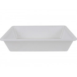 Bac alimentaire 10L polypropylène blanc 40x30xh10 cm de marque Stefanplast, référence: B8834000