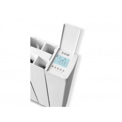 Radiateur électrique à inertie fluide 1000 W HJM Alanis horizontal blanc - HJM