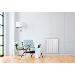 Radiateur électrique à inertie fluide 1500 W HJM Alanis horizontal blanc - HJM