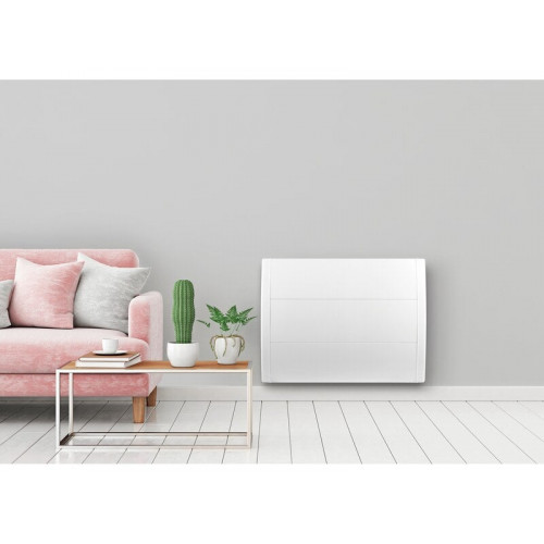 Radiateur electrique a inertie fonte 2000 W HJM Spring II horizontal blanc - HJM