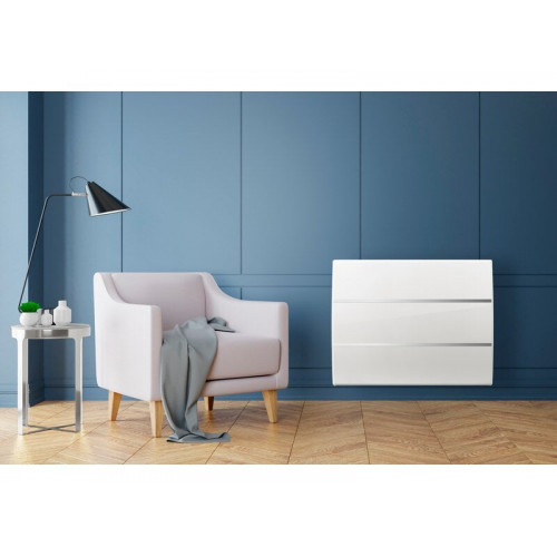 Radiateur électrique céramique 1000 W HJM Evelyn II horizontal blanc - HJM