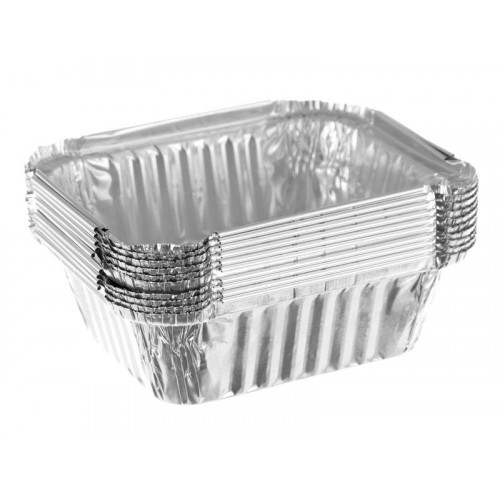Lot de 10 barquettes aluminium 0.5L - Sans marque